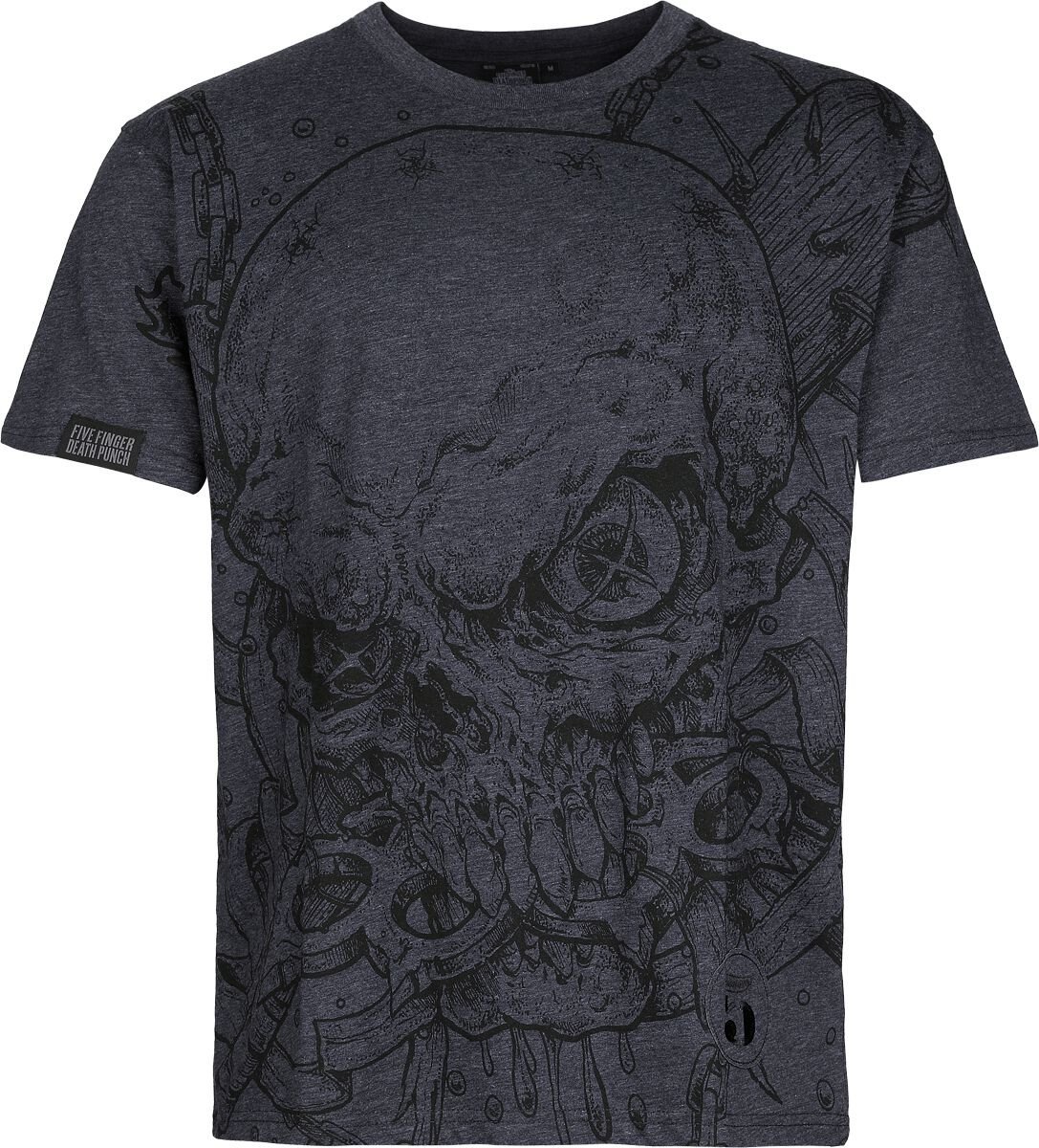 Five Finger Death Punch EMP Signature Collection Tričko šedá - RockTime.cz