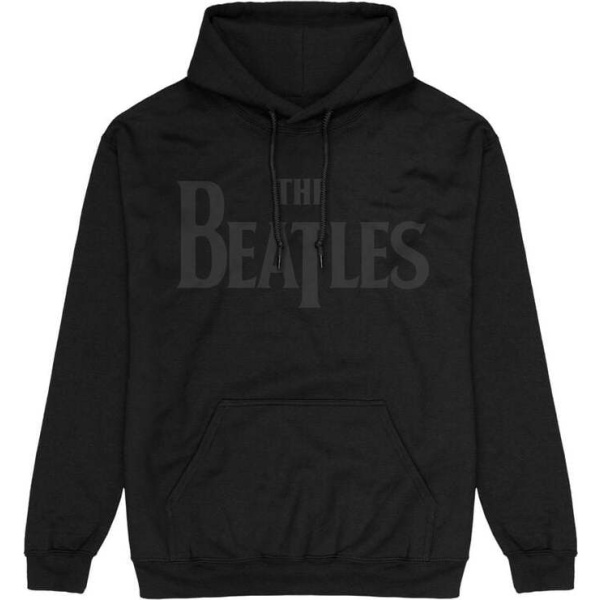 The Beatles Logo Mikina s kapucí černá - RockTime.cz