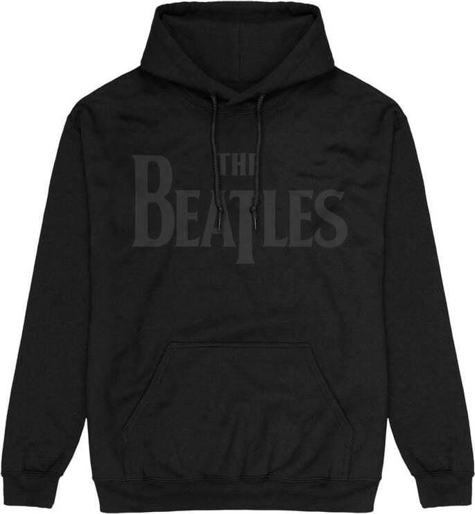 The Beatles Logo Mikina s kapucí černá - RockTime.cz