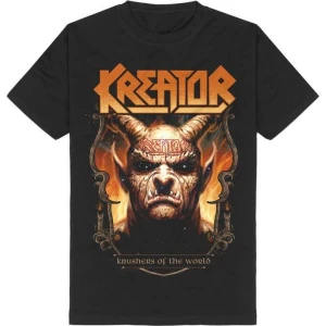 Kreator Krushers of the World Demon Crest Tričko černá - RockTime.cz