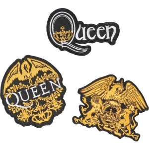 Queen Patches 3-er Set Queen nášivka standard - RockTime.cz