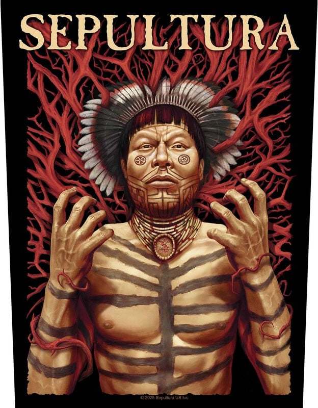 Sepultura Roots nášivka na záda vícebarevný - RockTime.cz