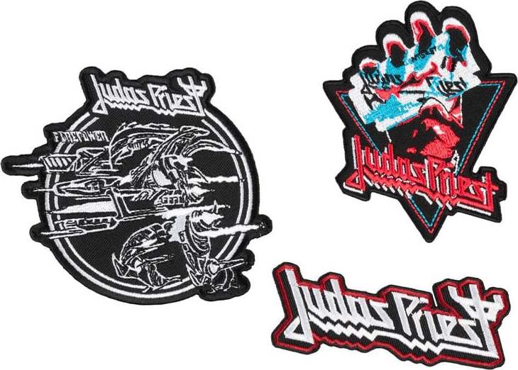 Judas Priest Patches 3er-Set Judas Priest nášivka standard - RockTime.cz