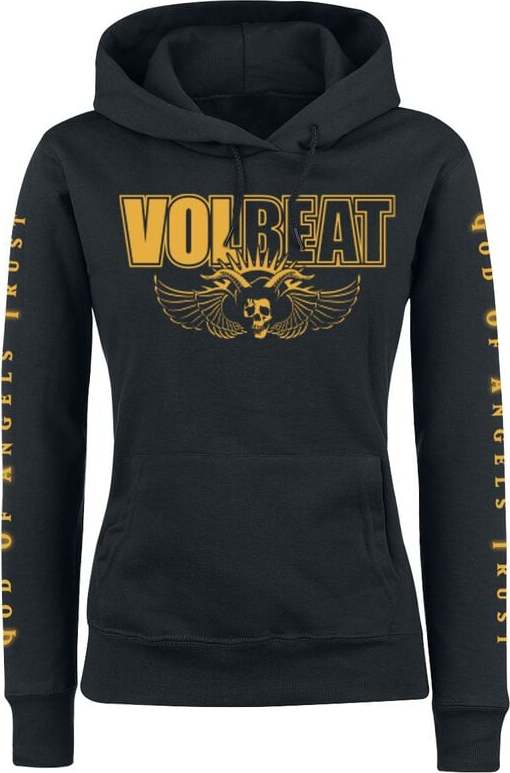 Volbeat God Of Angels Trust Dámská mikina s kapucí černá - RockTime.cz