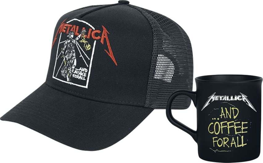 Metallica Fan Bundle Trucker kšiltovka černá - RockTime.cz