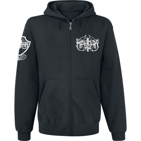 Marduk Panzer division Mikina s kapucí na zip černá - RockTime.cz
