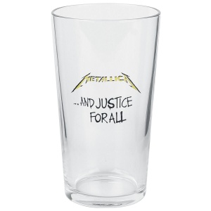 Metallica And Justice For All pivní sklenice transparentní - RockTime.cz