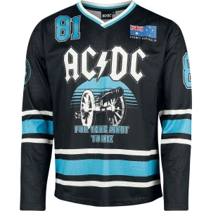 AC/DC Hockey Jersey Tričko s dlouhým rukávem vícebarevný - RockTime.cz