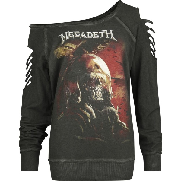 Megadeth Fighter Pilot Dámská mikina šedá - RockTime.cz