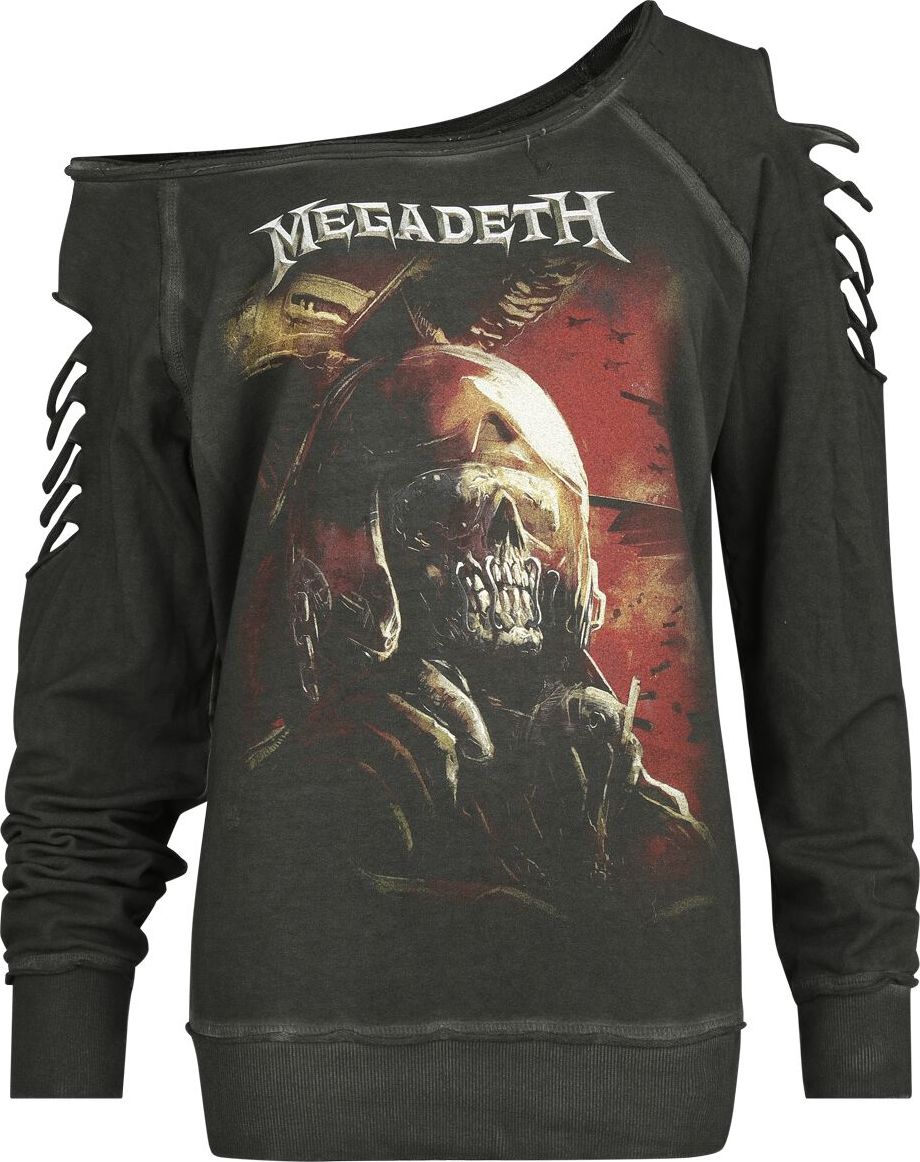 Megadeth Fighter Pilot Dámská mikina šedá - RockTime.cz
