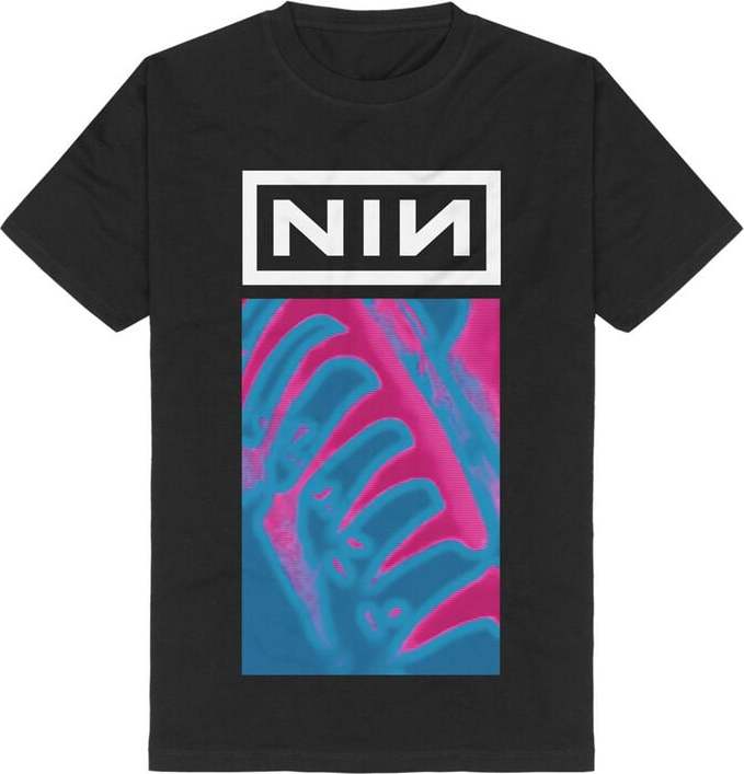 Nine Inch Nails Pretty Hate Machine Neon Tričko černá - RockTime.cz
