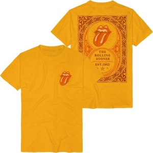 The Rolling Stones Ornament Frame Tričko oranžová - RockTime.cz