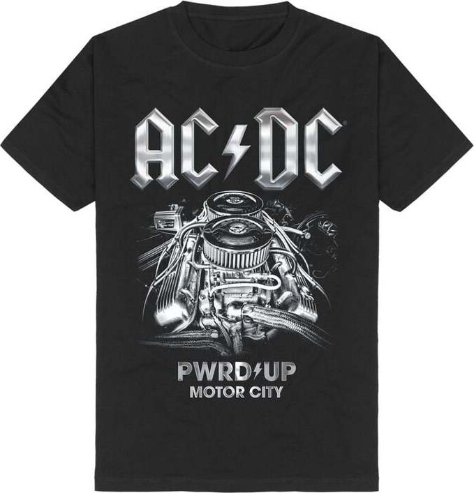 AC/DC PWRUP Detroit Tričko černá - RockTime.cz