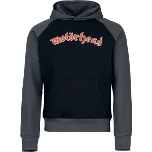 Motörhead Logo Mikina s kapucí cerná/šedá - RockTime.cz