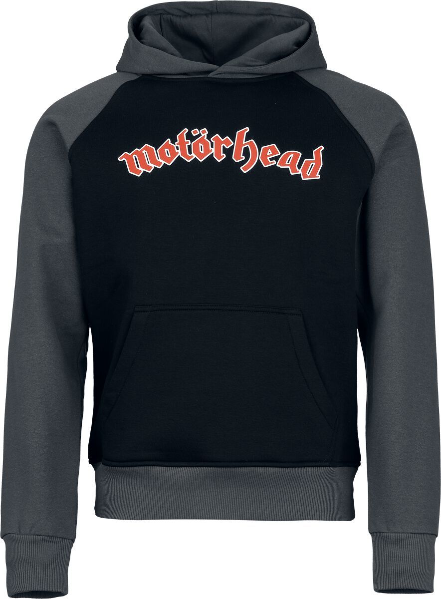 Motörhead Logo Mikina s kapucí cerná/šedá - RockTime.cz