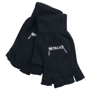 Metallica Logo rukavice bez prstů černá - RockTime.cz