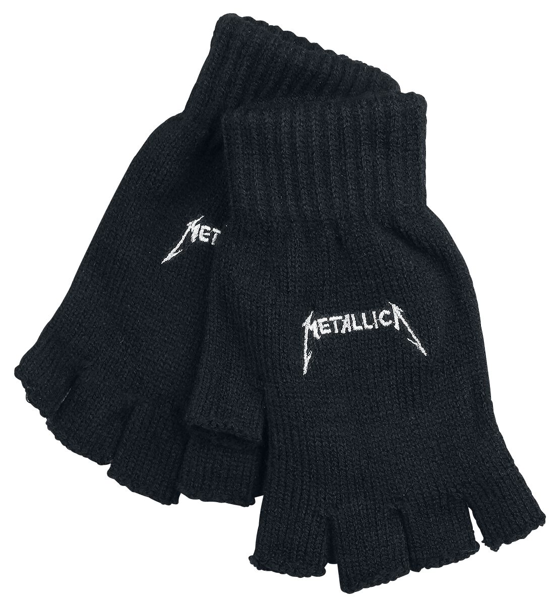 Metallica Logo rukavice bez prstů černá - RockTime.cz
