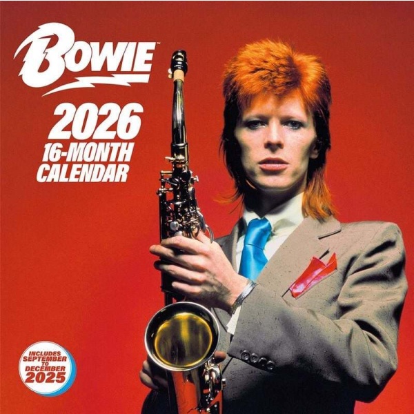 David Bowie Wandkalender 2026 Nástenný kalendář vícebarevný - RockTime.cz