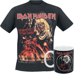 Iron Maiden Fan Bundle Tričko černá - RockTime.cz