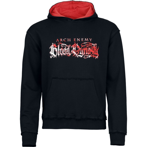 Arch Enemy Logo Mikina s kapucí cerná/cervená - RockTime.cz