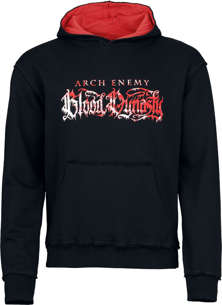 Arch Enemy Logo Mikina s kapucí cerná/cervená - RockTime.cz