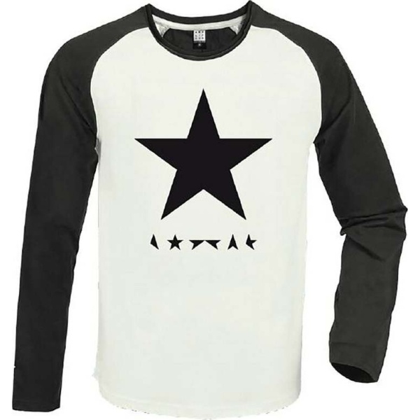 David Bowie Amplified Collection - Black Star Baseball tričko s dlouhým rukávem vícebarevný - RockTime.cz