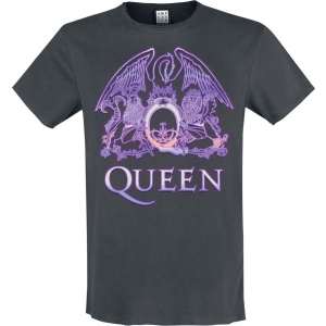 Queen Amplified Collection - Neon Sign Tričko charcoal - RockTime.cz