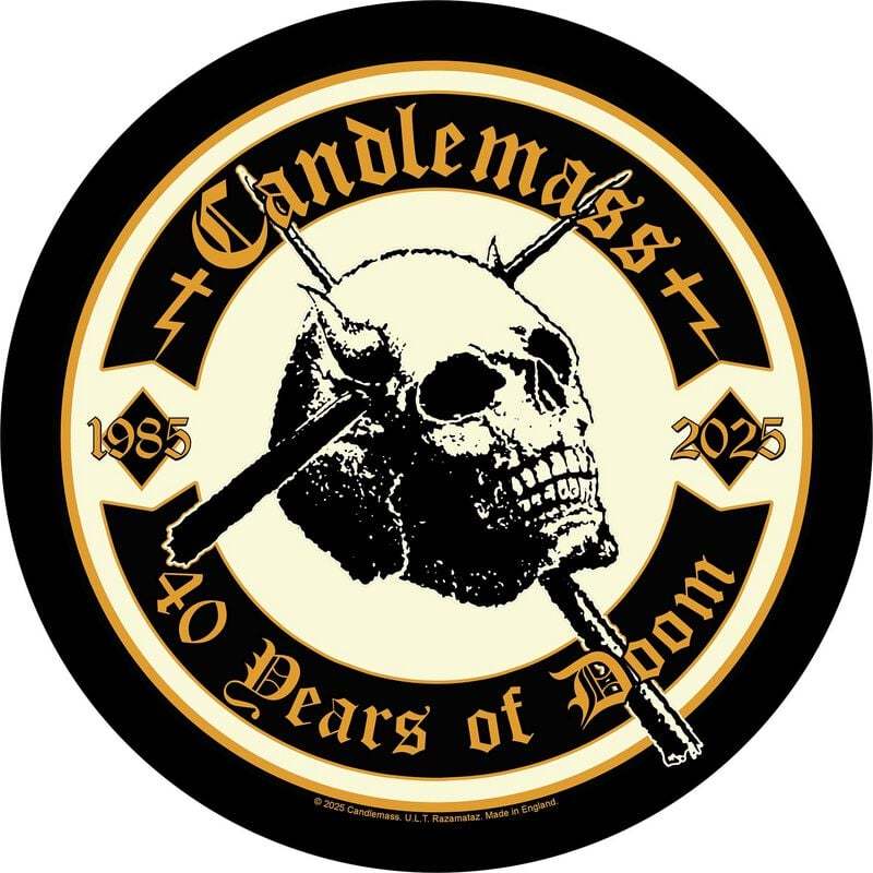 Candlemass 40 Years Of Doom nášivka na záda vícebarevný - RockTime.cz