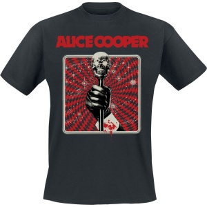 Alice Cooper Skull Cane Tričko černá - RockTime.cz