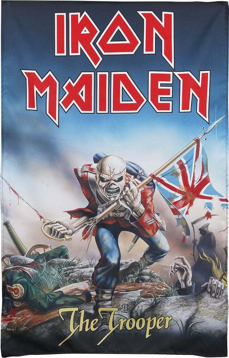 Iron Maiden The Trooper Textilní plakát vícebarevný - RockTime.cz