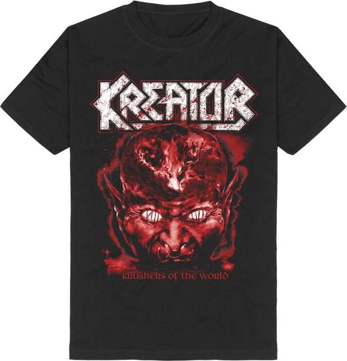 Kreator Krushers of the World Demon Head Tričko černá - RockTime.cz