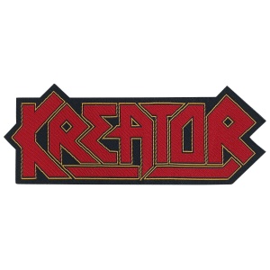 Kreator Kreator Logo nášivka cerná/cervená - RockTime.cz