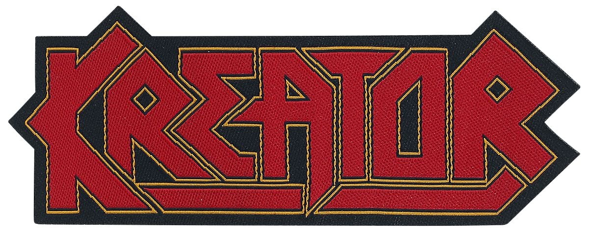Kreator Kreator Logo nášivka cerná/cervená - RockTime.cz