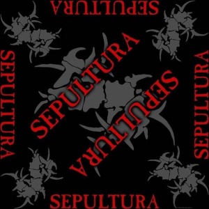 Sepultura Logo Bandana - malý šátek černá - RockTime.cz