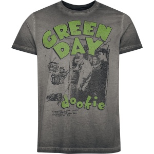 Green Day Sketched Man Tričko šedá - RockTime.cz