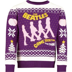 The Beatles Holiday Sweater 2025 Pletený svetr vícebarevný - RockTime.cz
