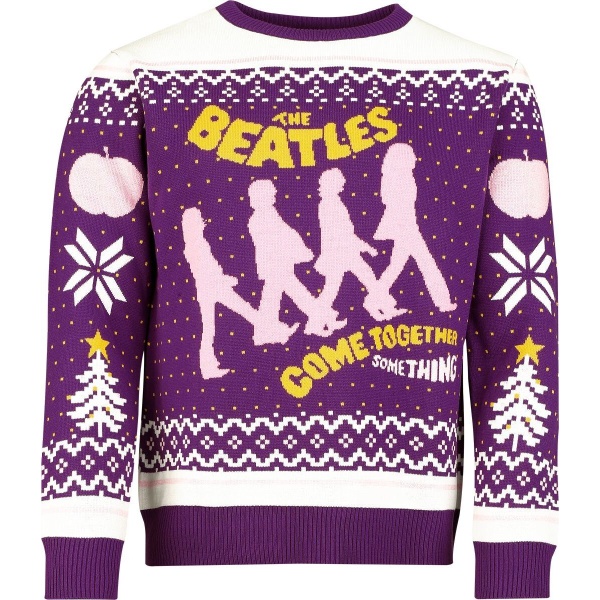 The Beatles Holiday Sweater 2025 Pletený svetr vícebarevný - RockTime.cz