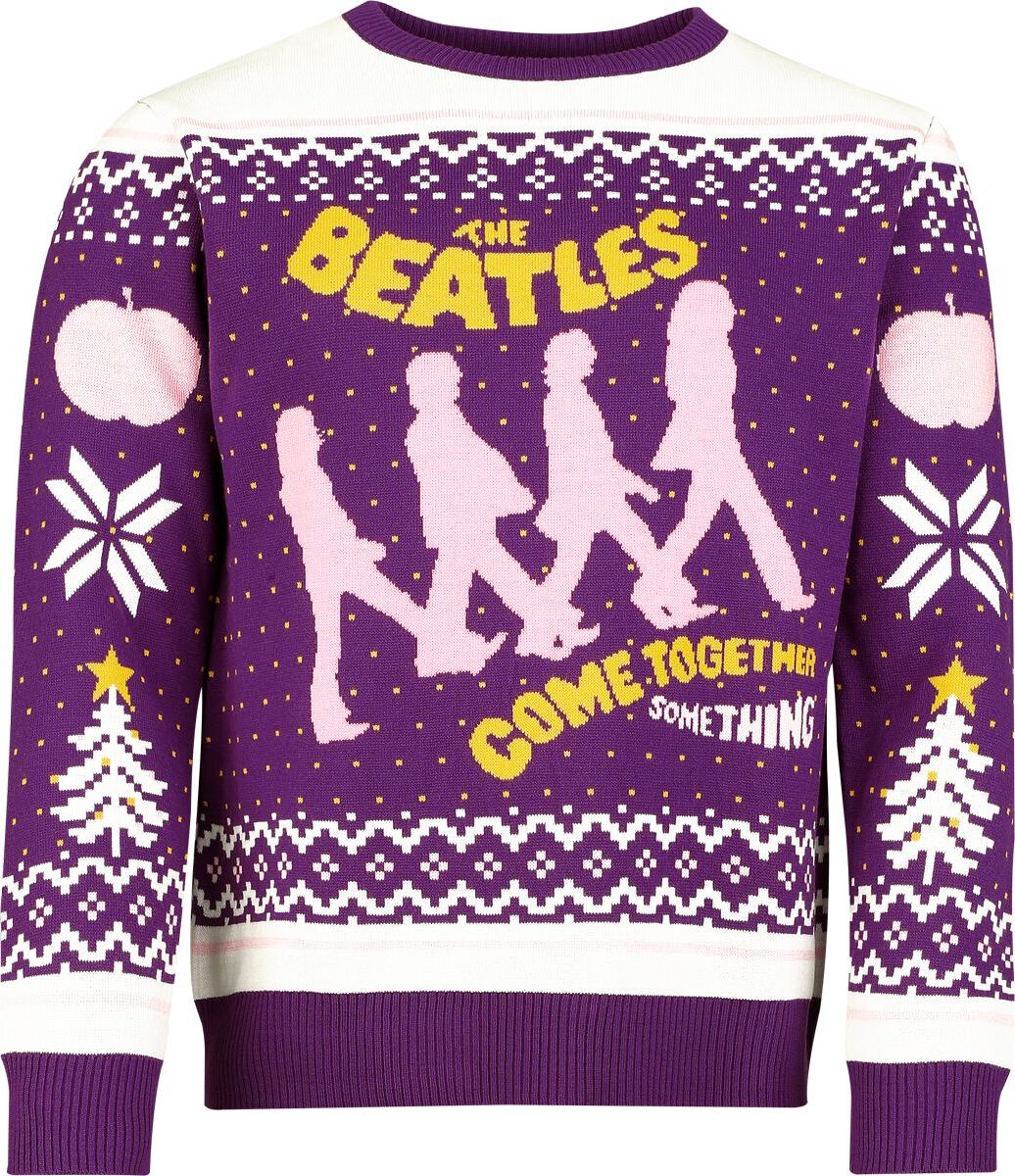 The Beatles Holiday Sweater 2025 Pletený svetr vícebarevný - RockTime.cz