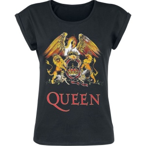 Queen Classic Crest Dámské tričko černá - RockTime.cz