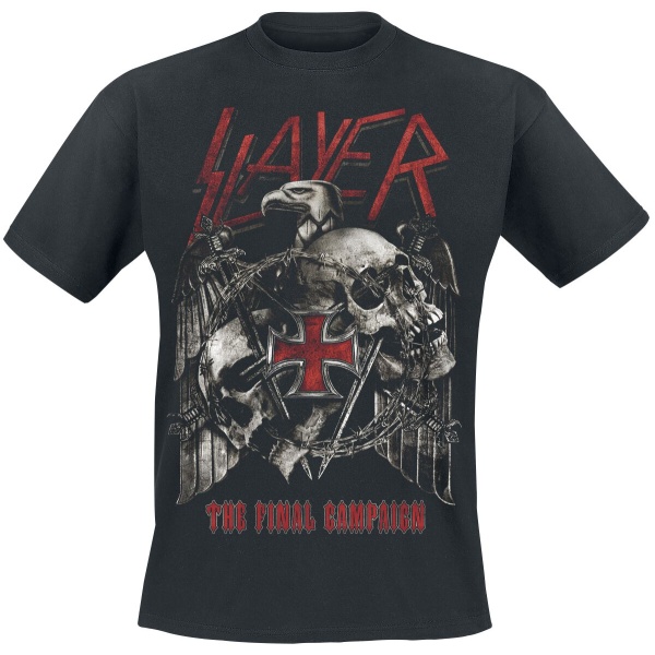 Slayer Final Campaign Eagle Tričko černá - RockTime.cz