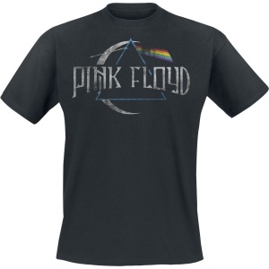 Pink Floyd Moon Logo Tričko černá - RockTime.cz
