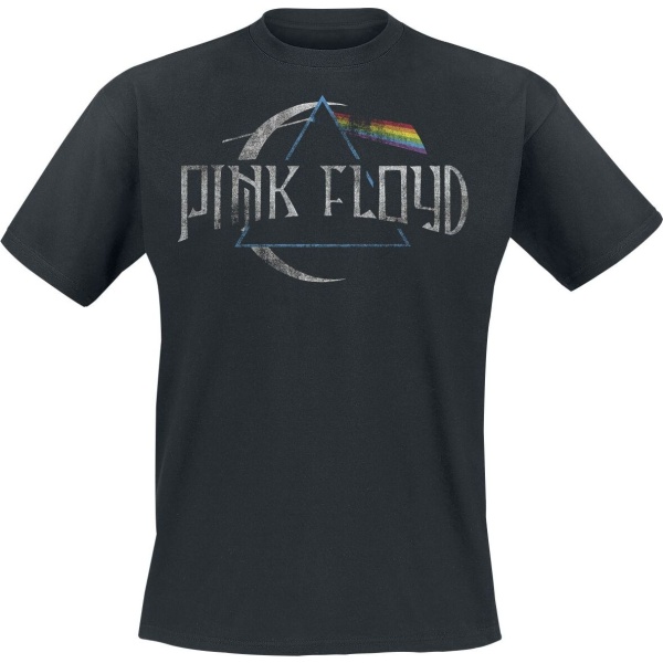 Pink Floyd Moon Logo Tričko černá - RockTime.cz