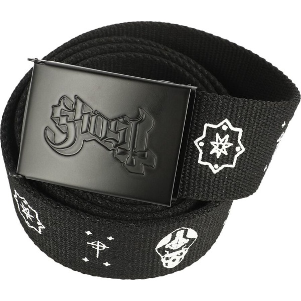 Ghost Logo Opasky černá - RockTime.cz