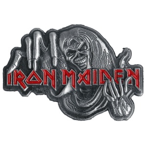 Iron Maiden Number Of The Beast Odznak šedá/cervená - RockTime.cz