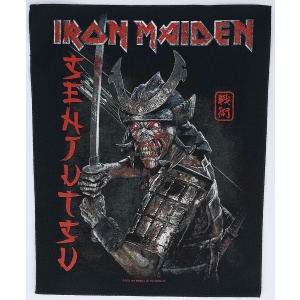 Iron Maiden Senjutsu nášivka na záda cerná/cervená - RockTime.cz