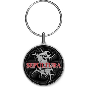 Sepultura Logo & Tribals Klíčenka standard - RockTime.cz