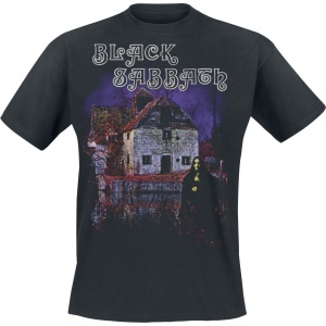 Black Sabbath Black Sabbath Tracklist Tričko černá - RockTime.cz