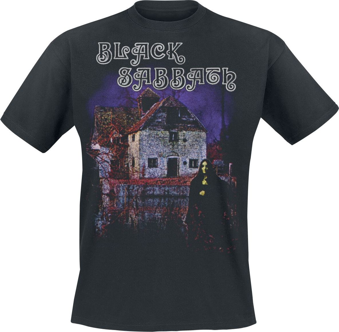 Black Sabbath Black Sabbath Tracklist Tričko černá - RockTime.cz