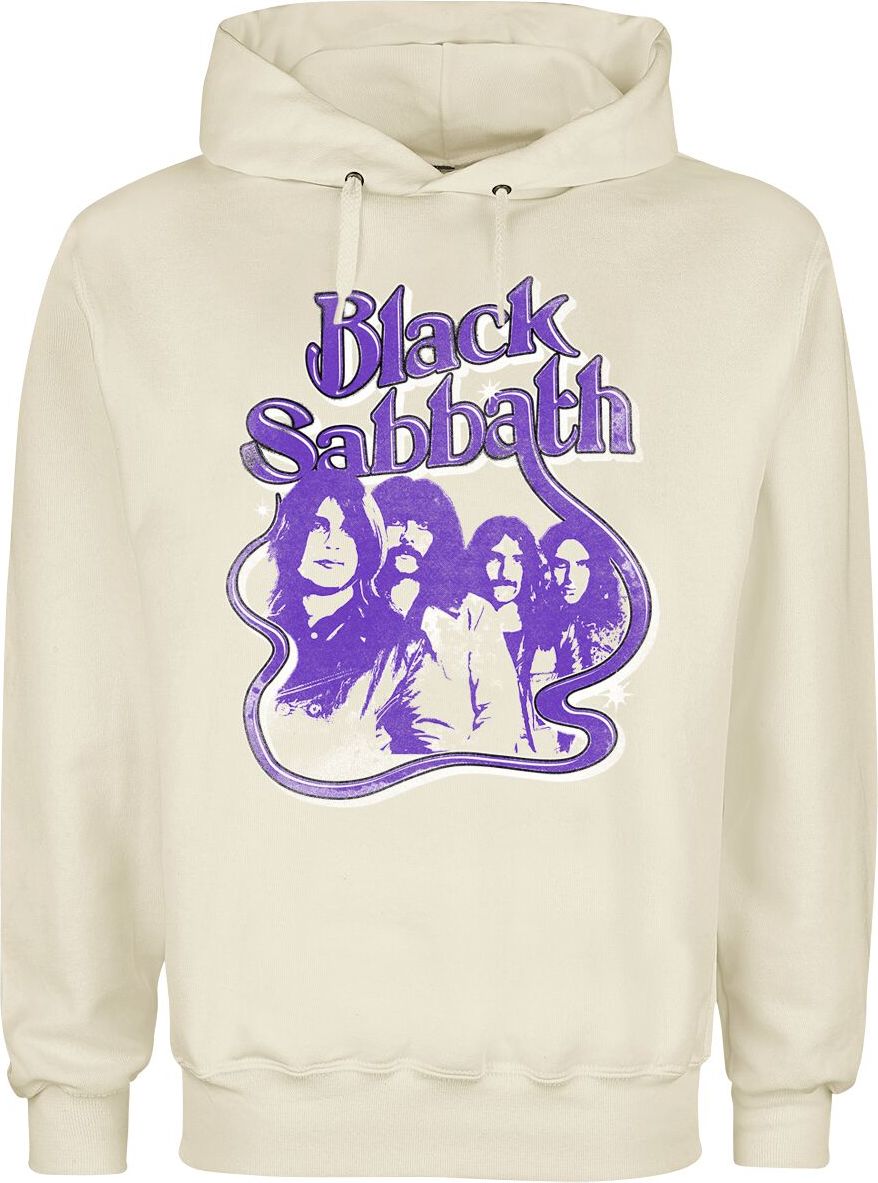 Black Sabbath Vintage Portrait Mikina s kapucí šedobílá - RockTime.cz
