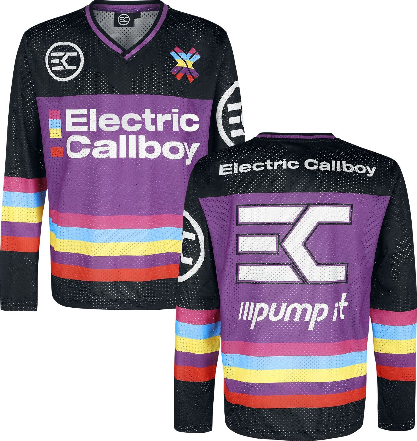 Electric Callboy Pump It Tričko s dlouhým rukávem vícebarevný - RockTime.cz